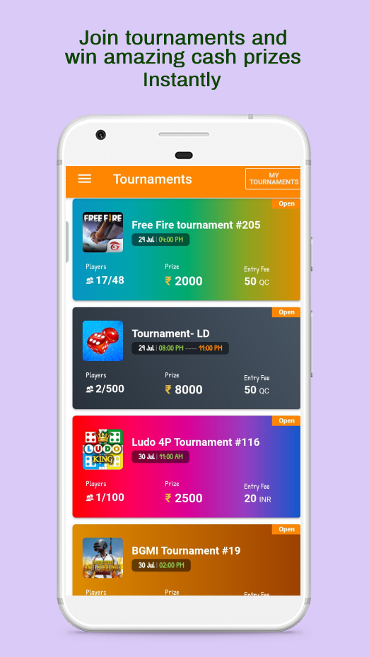 Qeeda Tournaments